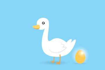 goose and golden egg, investment and business concept01