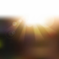 Vector background with bright rays.