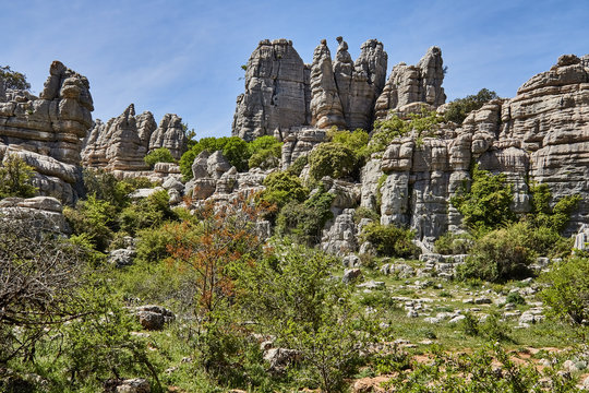 El Torcal Natural Reserve in Malaga, Spain