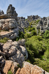 El Torcal Natural Reserve in Malaga, Spain