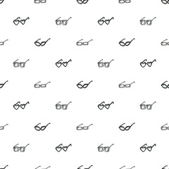 Seamless pattern with sunglasses