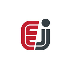 Initial Letter EJ Linked Design Logo