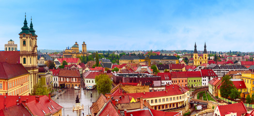 Panoramic View Eger City Hungary