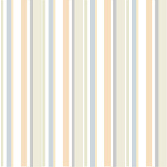Abstract vector striped seamless pattern with colored vertical parallel stripes. Colorful pastel background. Wallpaper for kids room or interior design