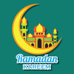 ramadan kareem / mubarak, happy ramadan greeting design for Muslims holy month, vector illustration