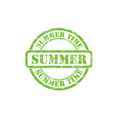 SUMMER stamp sign