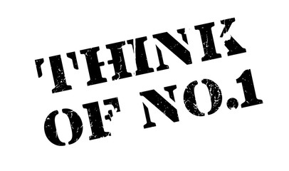 Think Of No.1 rubber stamp. Grunge design with dust scratches. Effects can be easily removed for a clean, crisp look. Color is easily changed.