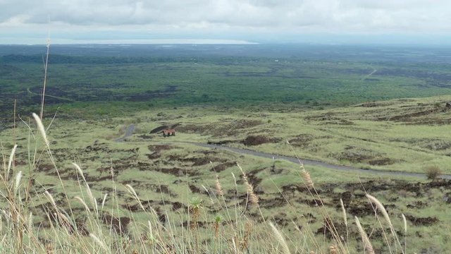 Landscape from Masaya vulcano