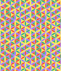 Flower of life seamless pattern