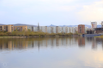 river, water, Yenisei, travel, waterfront