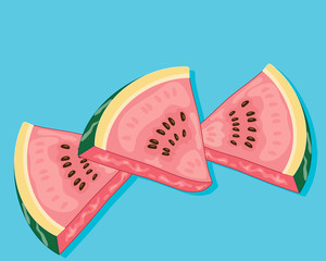 watermelon slices