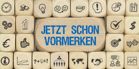 Jetzt schon vormerken / Würfel mit Symbole