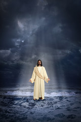 Jesus Walking on the Water - 152666047