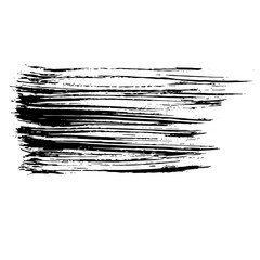 Ink vector brush strokes. Vector illustration. Grunge hand drawn watercolor texture.