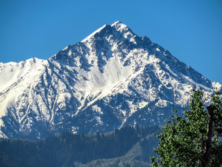Mountains over Almaty