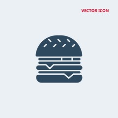 cheeseburger vector icon