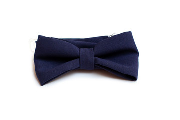 tie dark blue on a white background