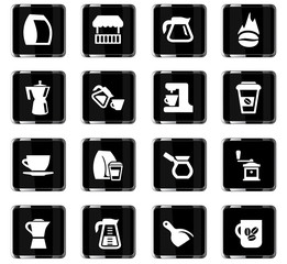 coffee icon set