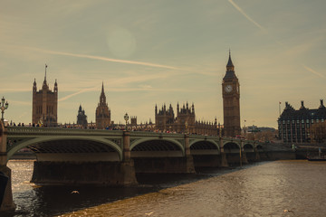 Fototapeta premium big ben yel