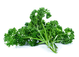 Parsley isolated on a white background