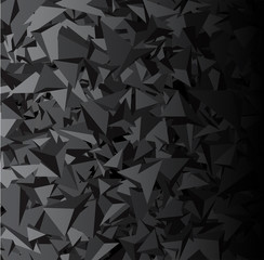 Background with gray 3d triangles.