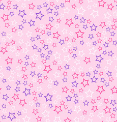 Star pattern. Seamless vector