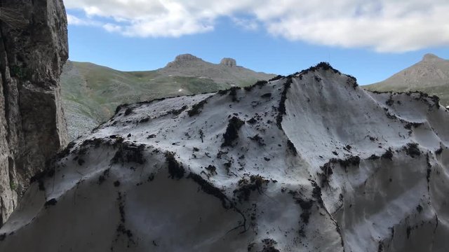 karların erimesi ve dağlarda baharın belirtileri