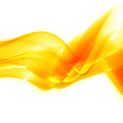 Bright abstract background. Vector illustration Colored wavy lines, smoke