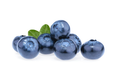 Blueberry isolated on white background