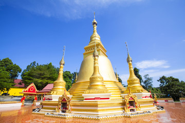 Naklejka premium Ancient Thai temple.