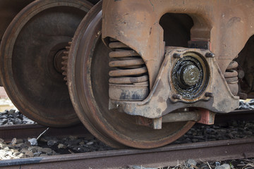 train wheels from metal during .