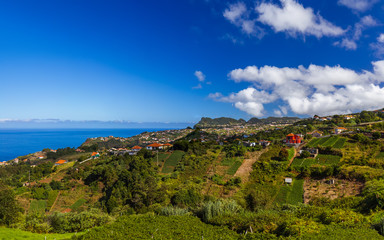 Fototapeta na wymiar Village Boaventura in Madeira Portugal