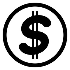 Dollar in the circle icon.