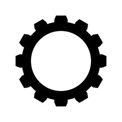 Gear the black color icon.