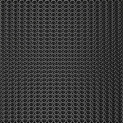chain mail texture from steel 3d rendering