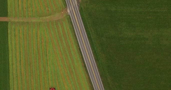 Summer Farmland Aerial