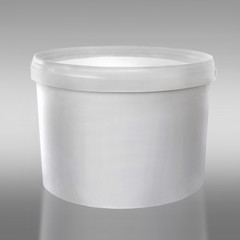 Plastic white container