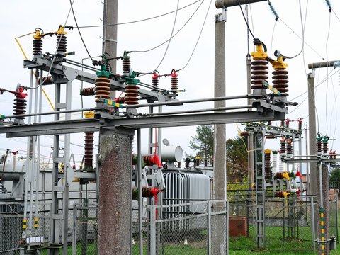  Electric energy distribution equipment in Anyksciai district