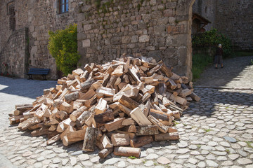 Le tas de bois