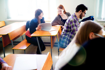 Fototapeta premium College students on a lecture