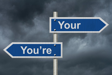 Obraz premium Learning to use proper grammar