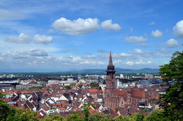 Fototapeta premium Freiburg im frühling