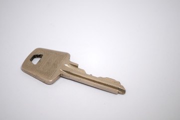 Key on white background