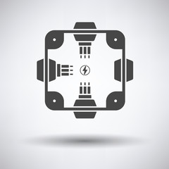 Electrical  junction box icon
