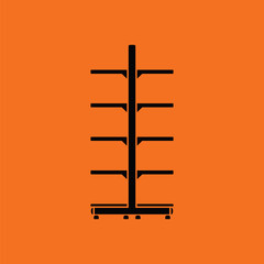 Supermarket showcase icon