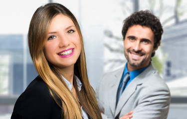 Business colleagues in their office