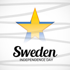 Obraz premium Sweden Independence Day.