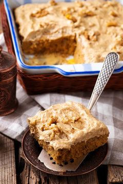 Coffee And Walnut Cake.style Rustic