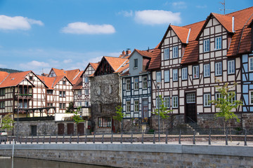 Fachwerkhauser in Hann Münden an der Weser