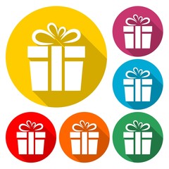 Gift box icon - Illustration